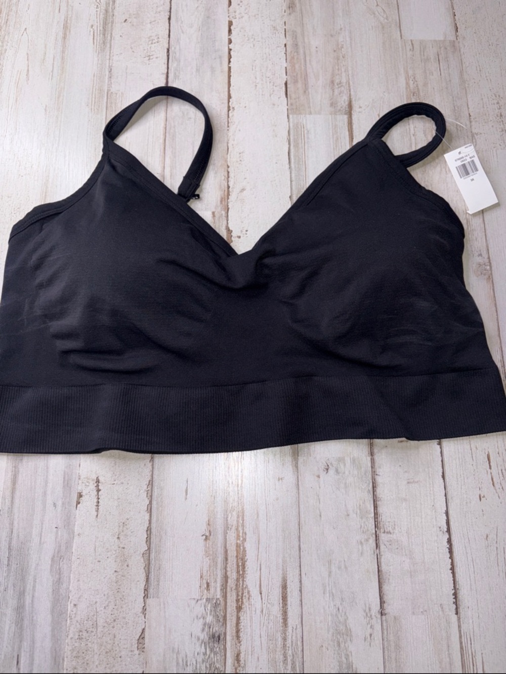 Old Navy Active Black Seamless Bralette Tank Size 3X - Picture 3 of 13